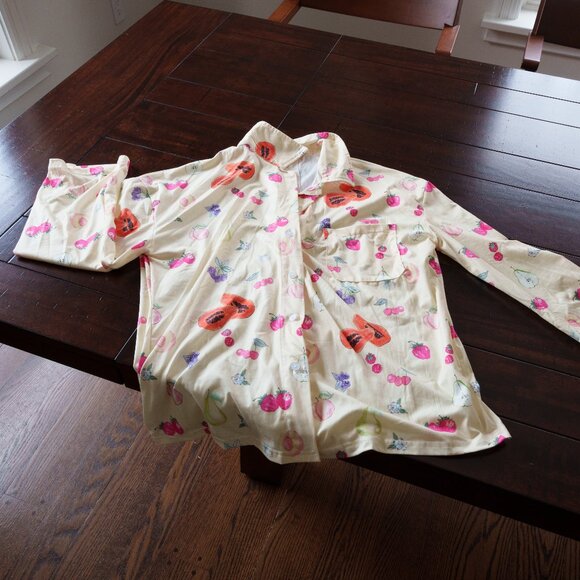 Cute fruit print pajama top - Picture 4 of 4